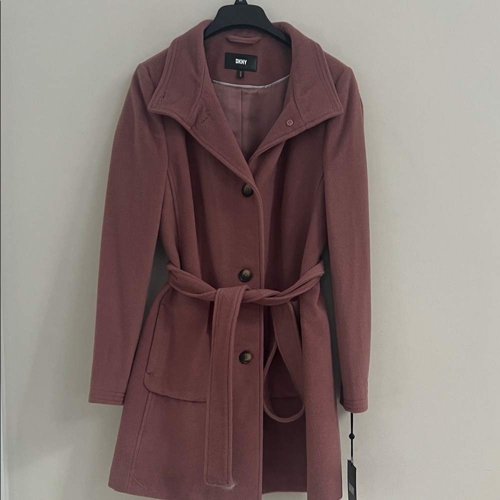 DKNY Women's Rose Trench Coat - Picture 7 of 7